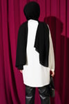 Kalp Detaylı Basic Tunik Ekru