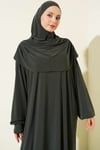 Kapüşonlu Namaz Elbisesi Haki