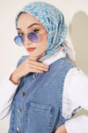 Karmaşık Desenli Eşarp Bej