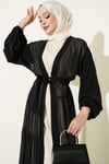 Katlı İkili Abaya Takım Taş