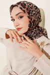 Leopar Serisi Cotton Eşarp Asorti 10