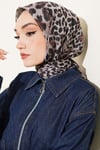 Leopar Serisi Cotton Eşarp Asorti 15
