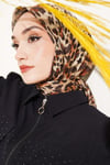 Leopar Serisi Cotton Eşarp Asorti 2