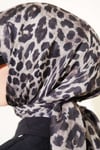 Leopar Serisi Cotton Eşarp Asorti 5