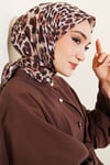 Leopar Serisi Cotton Eşarp Asorti 6