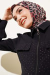 Leopar Serisi Cotton Eşarp Asorti 7