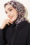 Leopar Serisi Cotton Eşarp Asorti 8