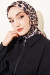 Leopar Serisi Cotton Eşarp Asorti 8
