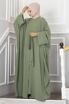 Leyli Tesettür Abaya Takım Mint