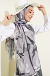 Lily Desenli Soft Şal Taş