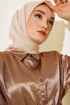Medine İpeği Eşarp Kum Beji