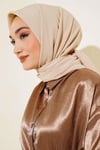 Medine İpeği Eşarp Kum Beji