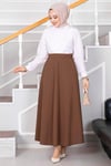Mevlana Tesettür Etek Taba