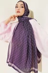 MK Desen Liva Modal Siyah Mor
