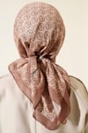 MK Desen Soft Eşarp Latte