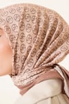 MK Desen Soft Eşarp Latte