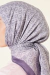 MK Desen Soft Eşarp Lavanta