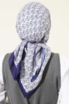 MK Desen Soft Eşarp Saks