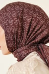 MK Desen Soft Eşarp Toprak