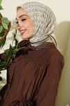 MK Desen Soft Eşarp Zeytin Yeşili