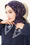 Motifli Flamu Cotton Eşarp Parlement