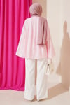 Nakışlı İspanyol Kol Bluz Pembe