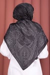 Otantik Motif Şal Serisi Siyah
