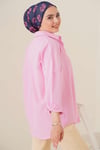 Oversize Gömlek Pembe