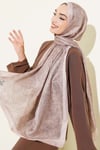 Paisley Motifli Soft Şal Bej