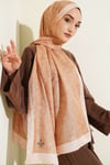 Paisley Motifli Soft Şal Karamel
