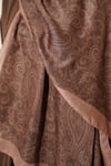 Paisley Motifli Soft Şal Latte