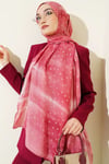 Puantiyeli Degrade Şal Pembe