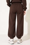 S Armalı Şardonlu Jogger Pantolon Kahve