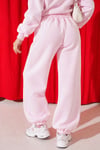 S Armalı Şardonlu Jogger Pantolon Pembe