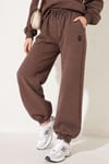 S Armalı Şardonlu Jogger Pantolon Vizon