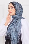 Selanik Desen Tesettür Şal -9