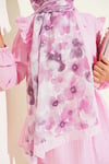 Soft Flora Bambu Kraş Şal Toz Pembe