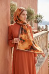 Soft Floral  Şal Serisi Kahve