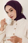 Soft Touch Serisi Eşarp Mürdüm
