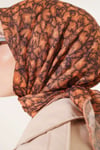 Sonbahar Esintili Eşarp Camel