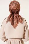 Sonbahar Esintili Eşarp Camel