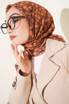 Sonbahar Esintili Eşarp Camel