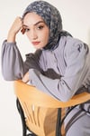 Sonbahar Esintili Eşarp İndigo