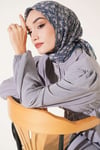 Sonbahar Esintili Eşarp İndigo