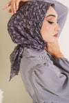 Sonbahar Esintili Eşarp Kayrak Grisi