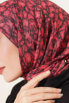 Sonbahar Esintili Eşarp Kırmızı