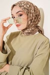 Sonbahar Esintili Eşarp Kum Bej