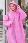 Su Geçirmez Yağmurluk Pembe