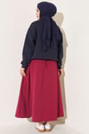 Üç İplik Şardonlu Sweatshirt Lacivert