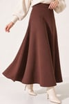 Uzun Scuba Etek Kahve
